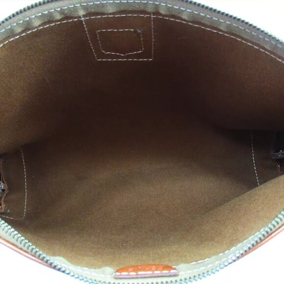 CELINE clutch bag macadam PVC ?~ leather Authentic used T17253 - Picture 7 of 7